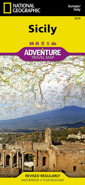 Sicily Map [Italy] (National Geographic Adventure Map, 3310) [Map] National Geographic Maps - Adventure - Wide World Maps & MORE!