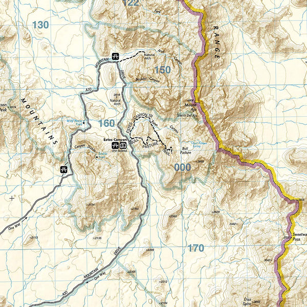 Organ Pipe Cactus National Monument Map (Trails Illustrated Map 224) - Wide World Maps & MORE!