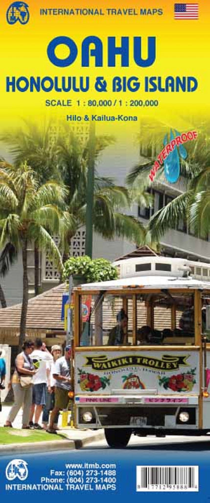 Oahu, Honolulu & Big Island Travel Reference Map [Map] ITMB Publishing - Wide World Maps & MORE!