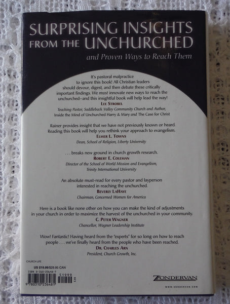 Surprising Insights from the Unchurched and Proven Ways to Reach Them Rainer, Thom S. - Wide World Maps & MORE!