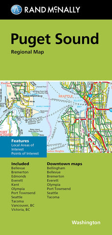 Rand McNally Folded Map: Puget Sound Regional Map [Map] Rand McNally - Wide World Maps & MORE!
