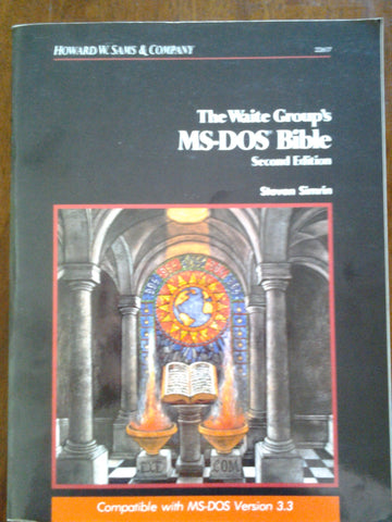 MS-DOS Bible Waite, Mitchell - Wide World Maps & MORE!