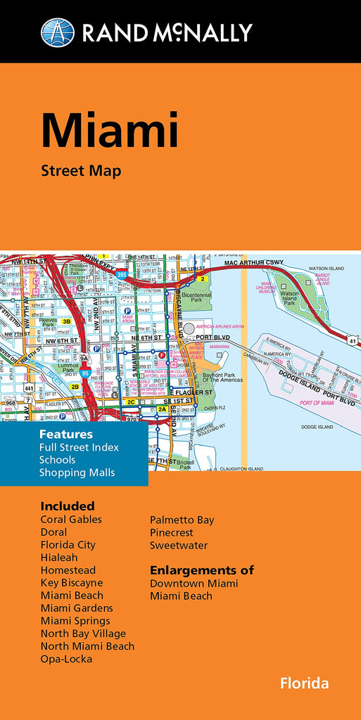 Rand McNally Folded Map: Miami Street Map [Map] Rand McNally - Wide World Maps & MORE!