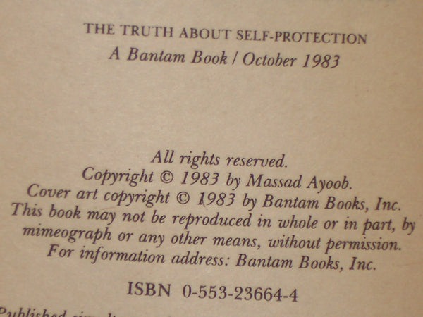 The Truth About Self Protection Ayoob, Massad - Wide World Maps & MORE!