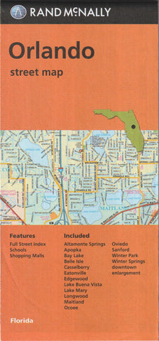 Orlando Street Map (Florida) [Map] G. M. Johnson - Wide World Maps & MORE!
