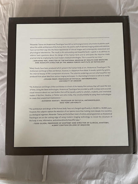 The Architecture and Design of Man and Woman: The Marvel of the Human Body, Revealed Tsiaras, Alexander and Werth, Barry - Wide World Maps & MORE!