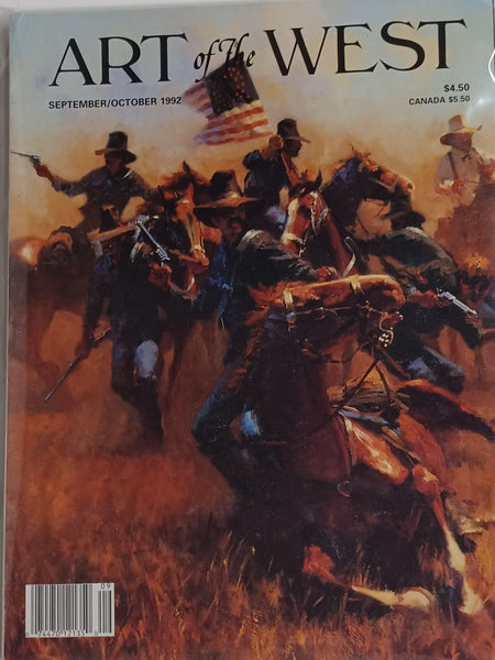 Art of the West -September/October 1992 [Paperback] Vicki (editor) Stavig - Wide World Maps & MORE!