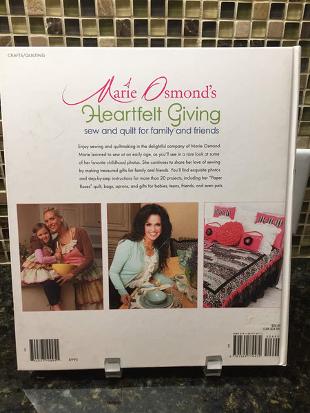Marie Osmond's Heartfelt Giving: Sew and Quilt for Family and Friends Osmond, Marie - Wide World Maps & MORE!