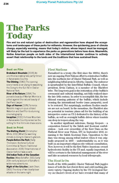 Lonely Planet Banff, Jasper and Glacier National Parks (Travel Guide) - Wide World Maps & MORE!