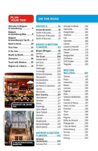 Lonely Planet Belgium & Luxembourg (Multi Country Guide) Lonely Planet; Smith, Helena; Symington, Andy and Wheeler, Donna - Wide World Maps & MORE!