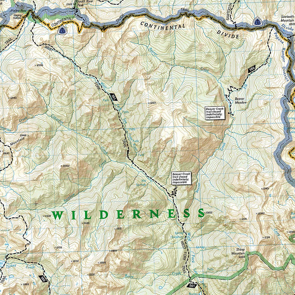 2011 Weminuche Wilderness, Colorado (Trails Illustrated Map 140)