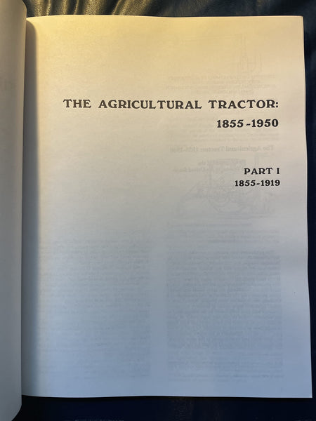 Agricultural Tractor 1855 1950 [Paperback] Gray, R. B. - Wide World Maps & MORE!