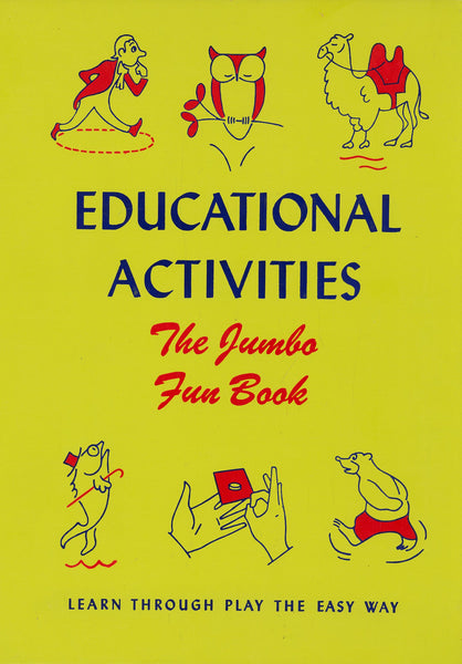 Educational Activities. The Jumbo Fun Book [Hardcover] Caroline Horowitz and Harold Hart - Wide World Maps & MORE!