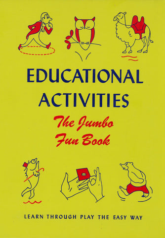 Educational Activities. The Jumbo Fun Book [Hardcover] Caroline Horowitz and Harold Hart - Wide World Maps & MORE!