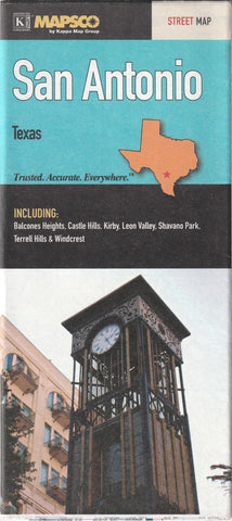 San Antonio, TX [Paperback] Mapsco - Wide World Maps & MORE!