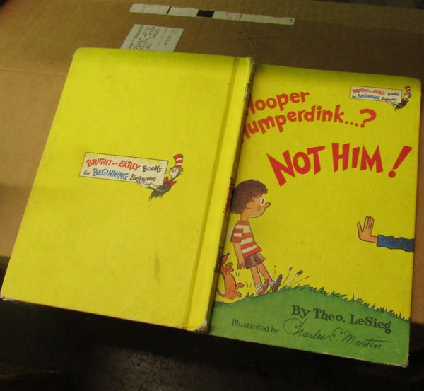 Hooper Humperdink...? Not Him! (Bright and Early Book, #22) Theodore Le Sieg and Charles E. Martin - Wide World Maps & MORE!