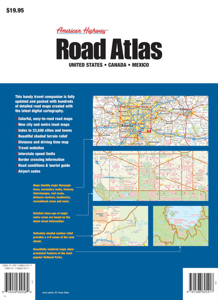 American Highway Road Atlas [Staple Bound] Warren Map - Wide World Maps & MORE!
