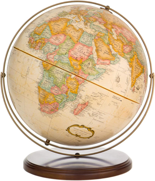 Commander II Globe, 16-Inch, Antique-Style