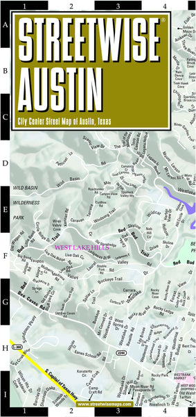 Streetwise Austin Map: Laminated City Center Map of Austin, Texas (Michelin Streetwise Maps) Michelin Michelin - Wide World Maps & MORE!