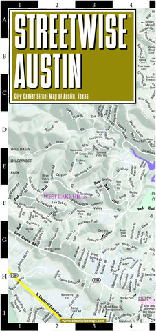 Streetwise Austin Map: Laminated City Center Map of Austin, Texas (Michelin Streetwise Maps) Michelin Michelin - Wide World Maps & MORE!
