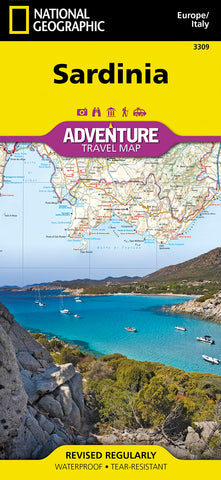 Sardinia Map [Italy] (National Geographic Adventure Map, 3309) [Map] National Geographic Maps - Adventure - Wide World Maps & MORE!