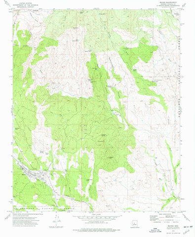 Mayer, AZÊ7.5' 1974 [Map] United States Geological Survey - Wide World Maps & MORE!