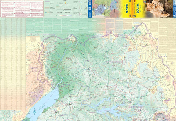 Uganda Travel Reference Map 2024 edi [Map] ITMB Publishing LTD - Wide World Maps & MORE!