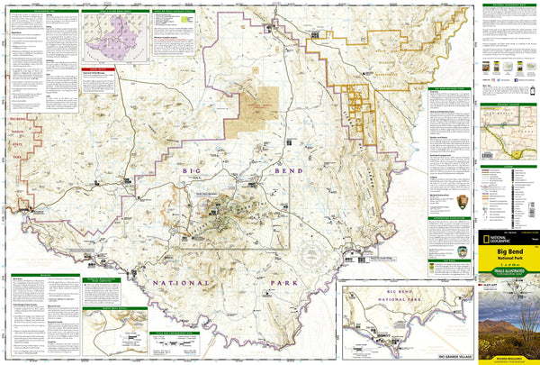 Big Bend National Park Map (National Geographic Trails Illustrated Map, 225) [Map] National Geographic Maps - Trails Illustrated - Wide World Maps & MORE!