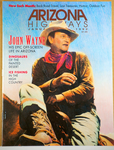 Arizona Highways, January 1992 (John Wayne) (Vol. 68, No. 1) [Paperback] Robert J. Early