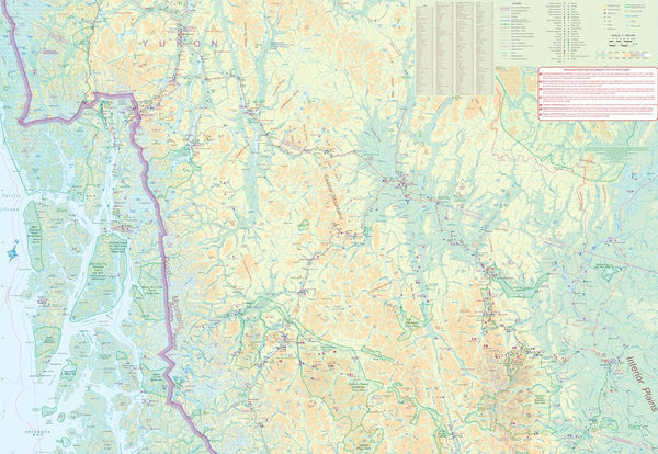 Yukon and Northern BC Travel Map 1:1m/1.4m - 2025 Ed ITMB Publishing Ltd - Wide World Maps & MORE!