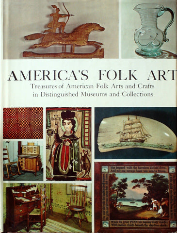 America's Folk Art -- Treasures of American Folk Arts and Crafts in Distinguished Museums and Collections [Hardcover] Polley, Robert L. - Wide World Maps & MORE!