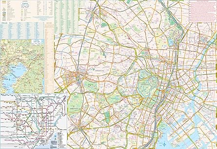 Tokyo - Kanto and Chubu Regions Waterproof Map 1:15,100/1:600,000 [Map] ITMB Publishing Ltd - Wide World Maps & MORE!