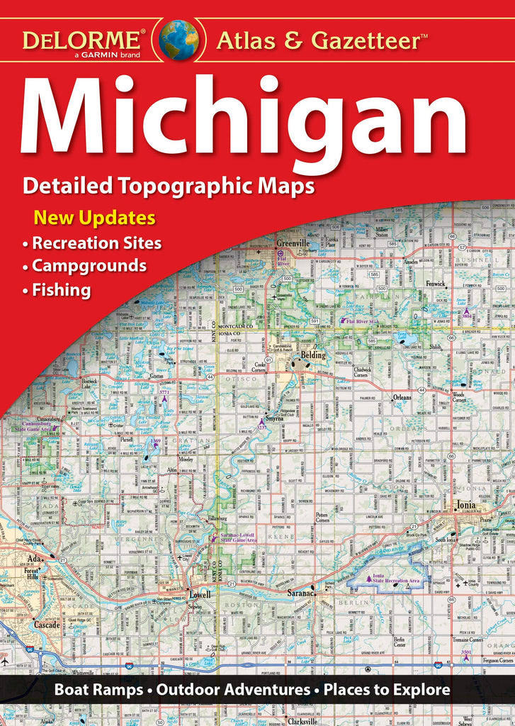 DeLorme Atlas & Gazetteer Michigan - Wide World Maps & MORE!