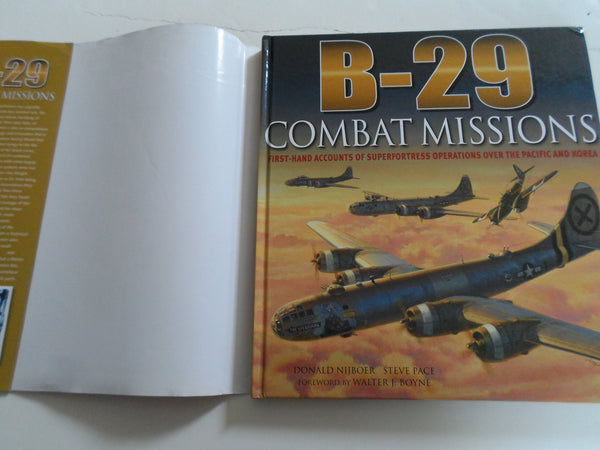 B-29 Combat Missions [Hardcover] Donald Nijboer; Steve Pace and Walter J. Boyne - Wide World Maps & MORE!