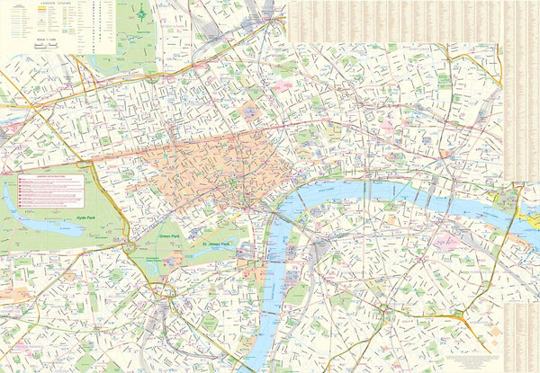 London & Southeast England Travel Reference Map - Wide World Maps & MORE!