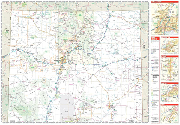 Easy To Read! New Mexico State Map - Wide World Maps & MORE!