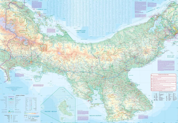 Panama Travel Reference Map 1:400K Waterproof - Wide World Maps & MORE!