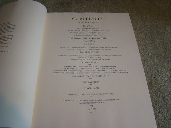 The Book of Kells: Reproductions from the manuscript in Trinity College, Dublin (Slipcased) [Hardcover] Henry, Francoise. - Wide World Maps & MORE!