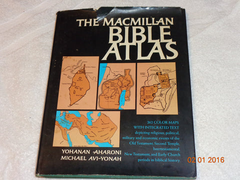 Macmillan Bible Atlas [Hardcover] Yohanan Aharoni and Michael Avi-Yonah - Wide World Maps & MORE!