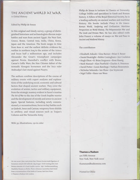 The Ancient World at War [Hardcover] de Souza, Philip - Wide World Maps & MORE!