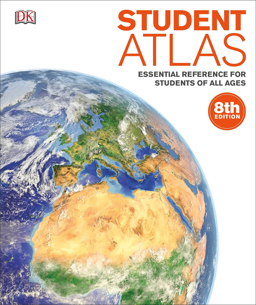 Student Atlas: Essential Reference for Students of All Ages DK - Wide World Maps & MORE!