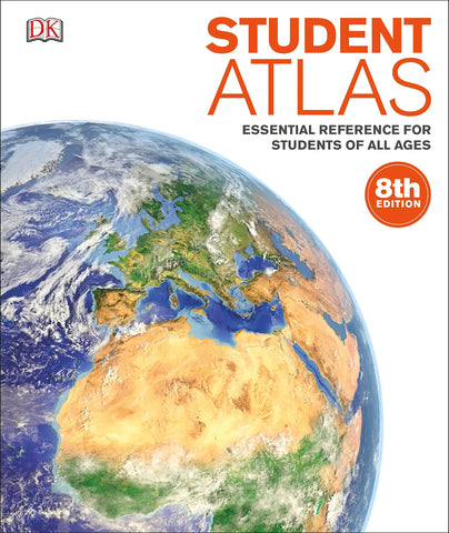 Student Atlas: Essential Reference for Students of All Ages DK - Wide World Maps & MORE!