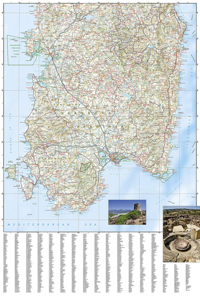 Sardinia Map [Italy] (National Geographic Adventure Map, 3309) [Map] National Geographic Maps - Adventure - Wide World Maps & MORE!