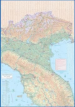 Florence & Italy Northeast Travel Reference Map Waterproof 1:5K / 1:600K - Wide World Maps & MORE!