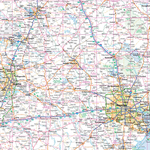 Easy to Read! Texas State Map - Wide World Maps & MORE!