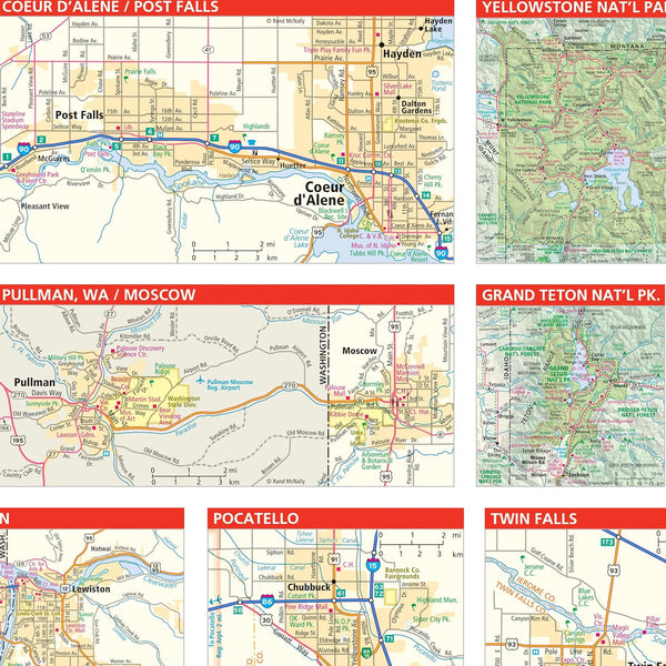 Easy to Read! Idaho State Map