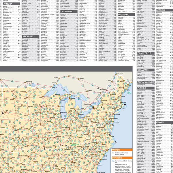 United States Interstate Map - Wide World Maps & MORE!