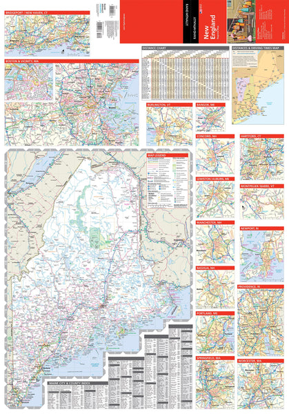 Rand McNally Easy to Read: New England Regional Map: New - Wide World Maps & MORE!