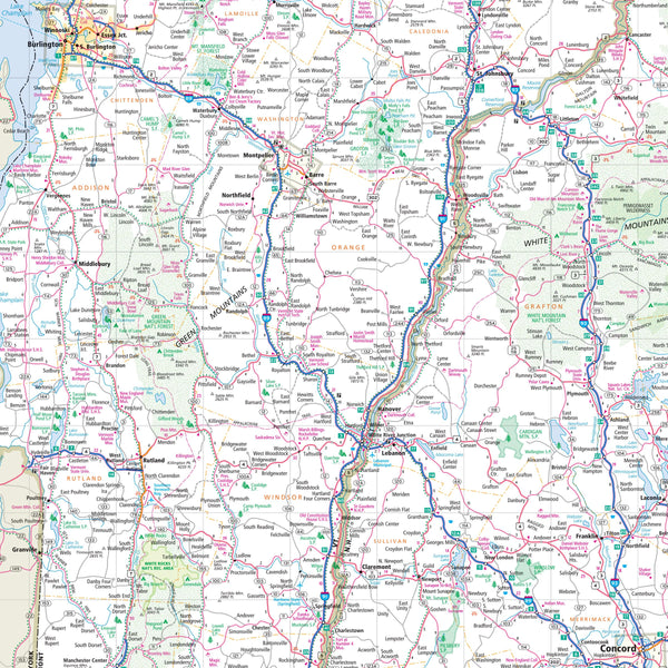 Rand McNally Easy to Read: New England Regional Map: New - Wide World Maps & MORE!