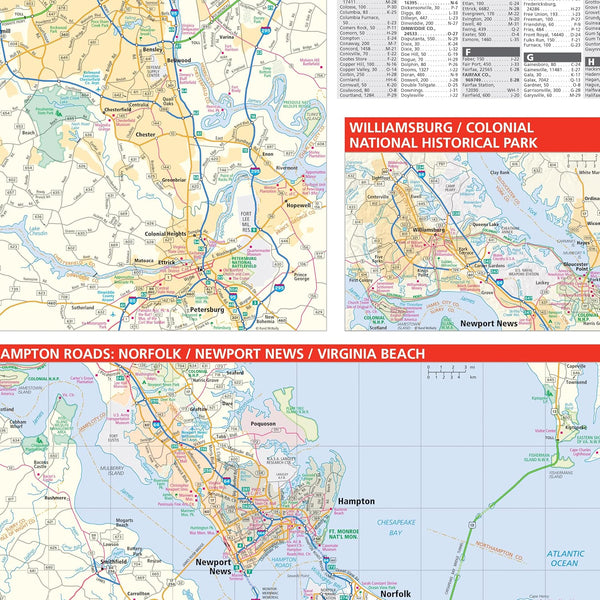 Easy to Read! Virginia State Map - Wide World Maps & MORE!